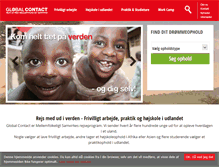 Tablet Screenshot of globalcontact.dk
