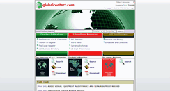 Desktop Screenshot of globalcontact.com